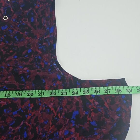 Torrid -245 Sleeveless Crepe Animal Print Top Blouse Women's Plus size 4X - Picture 7 of 10